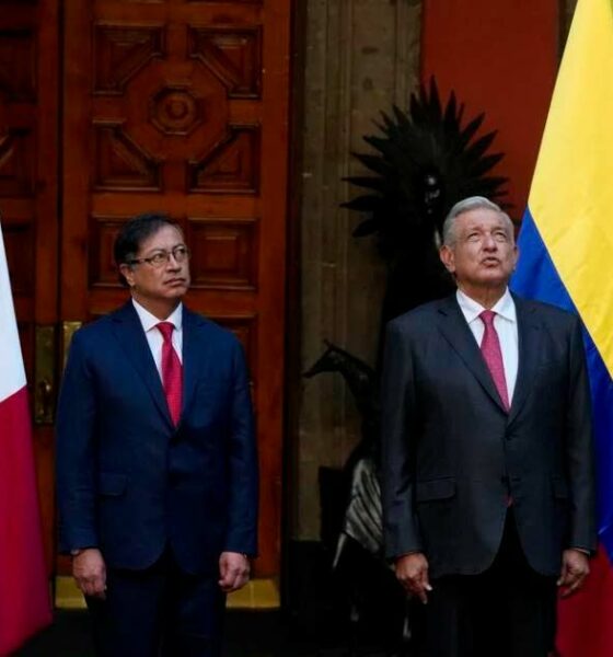 Presidentes de Colombia y México