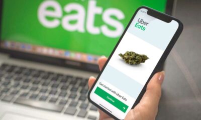 Uber Eats distribuye cannabis en la Columbia Británica