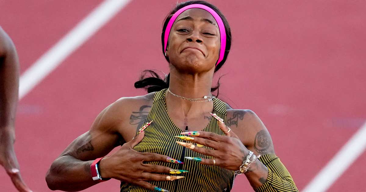 Sha'Carri Richardson en los Juegos Olímpicos de 2024