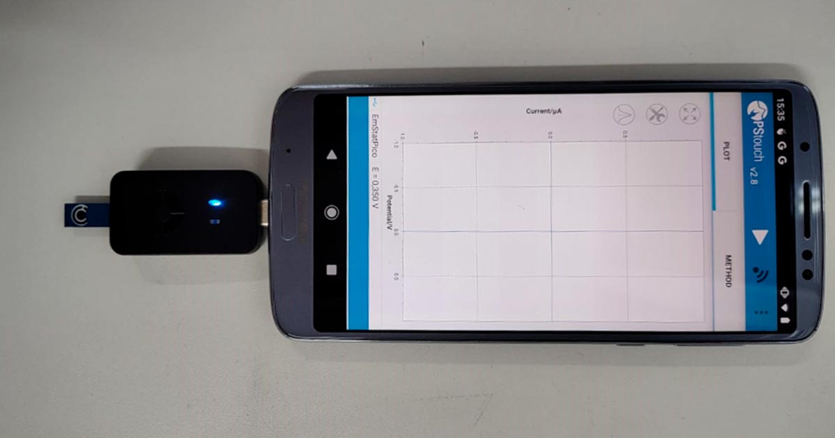 Aparato de detección de cannabinoides sintéticos
