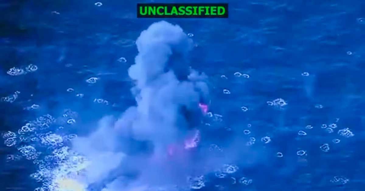 Ataque a barcos que transportaban droga
