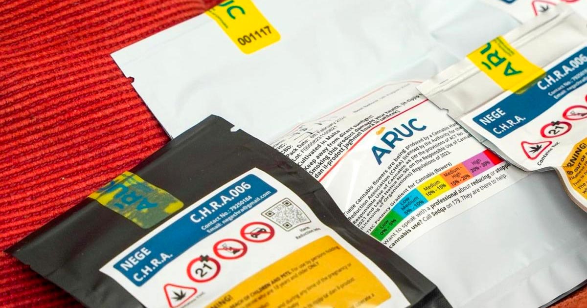 Existencias de cannabis en un club cannábico de Malta