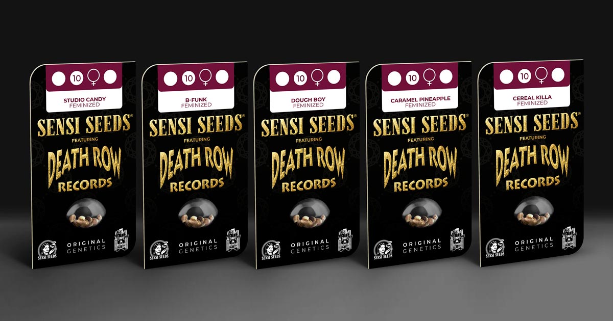 Sensi Seeds y Death Row Records lanzan sus variedades de cannabis