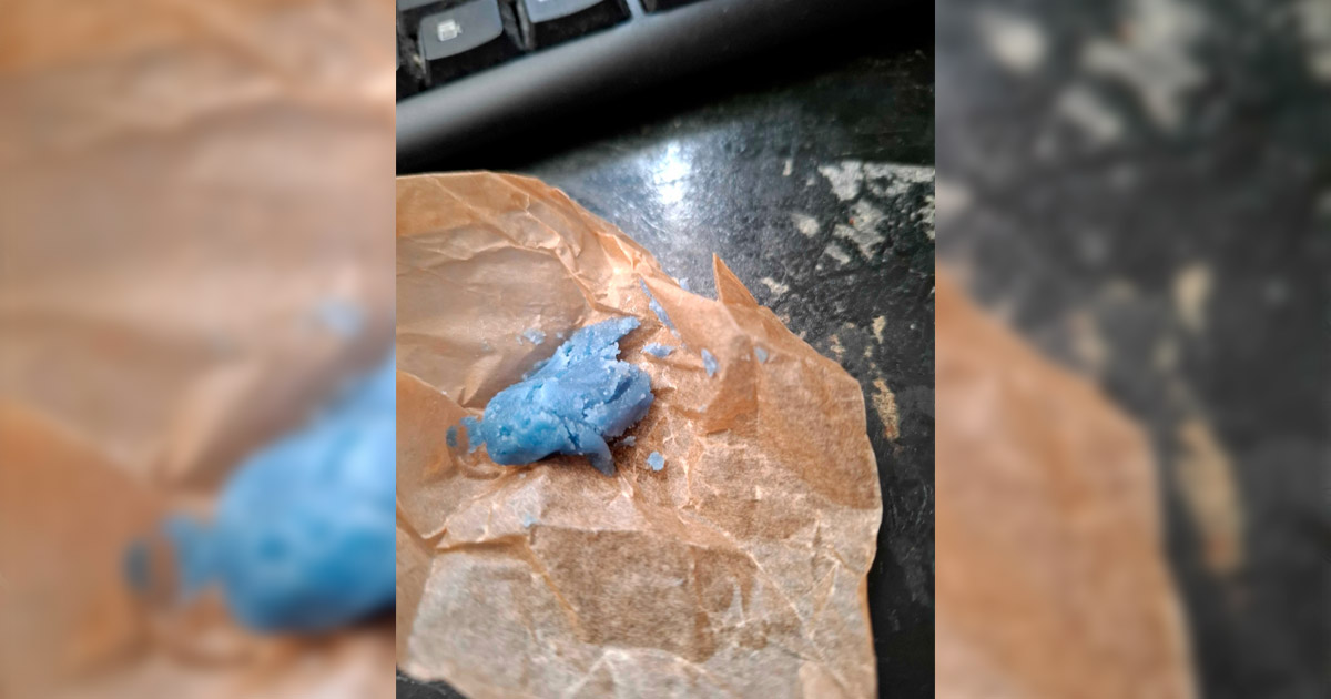Hachís azul en PINACA