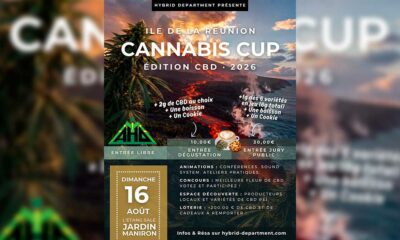 Cannabis Cup CBD en La Reunión en agosto de 2026