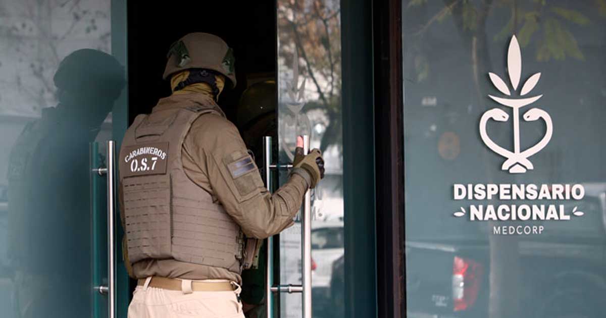 Redada en un dispensario de cannabis en Chile