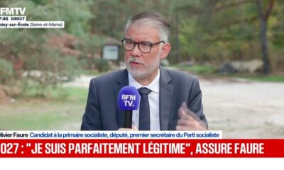Olivier Faure y el cannabis en BFMTV