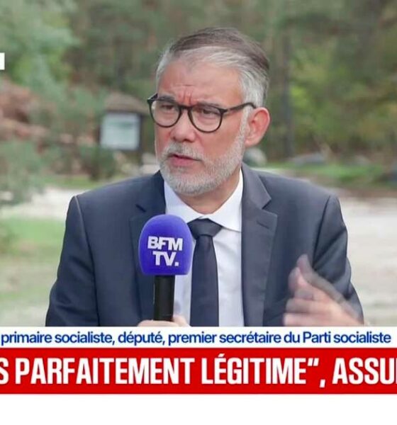 Olivier Faure y el cannabis en BFMTV