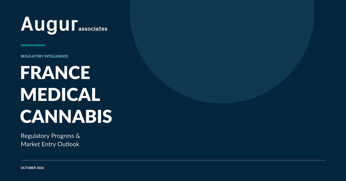Informe de Augur Associates sobre el cannabis medicinal en Francia