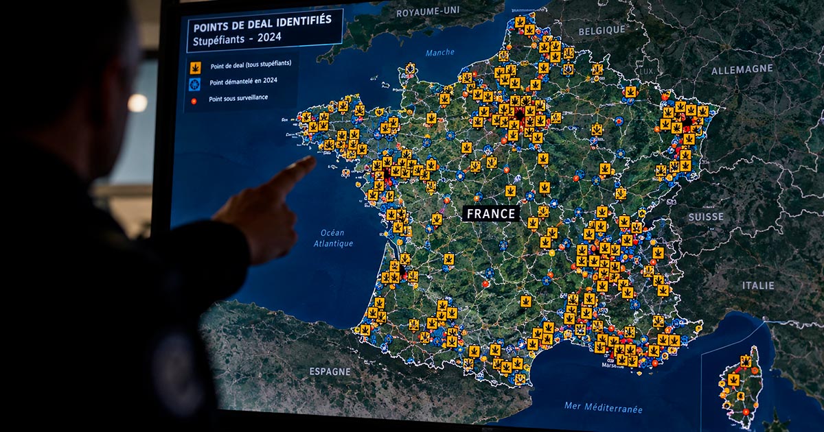 Puntos de venta de cannabis en Francia